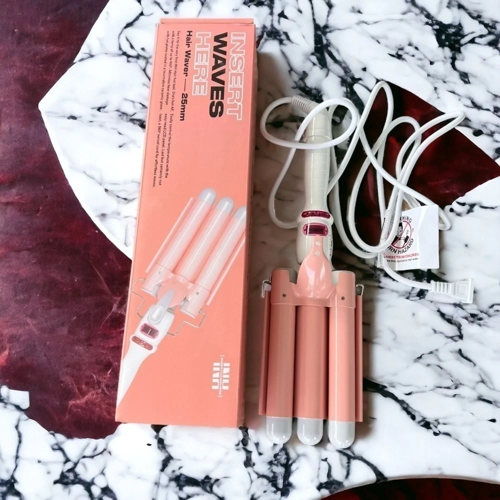 INH Insert Waves Here Deep Wave Iron NEW Pink With Box